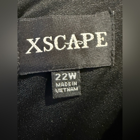 Xscape Women's Rhinestone-Embellished Ruched Gown - Picture 7 of 8